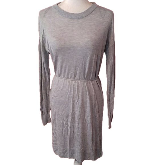 H&M Gray Tunic Sweater Dress S - Picture 1 of 7
